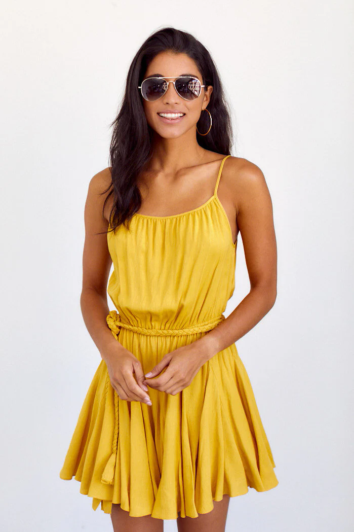 Clara Sleeveless Swing Wrap Dress