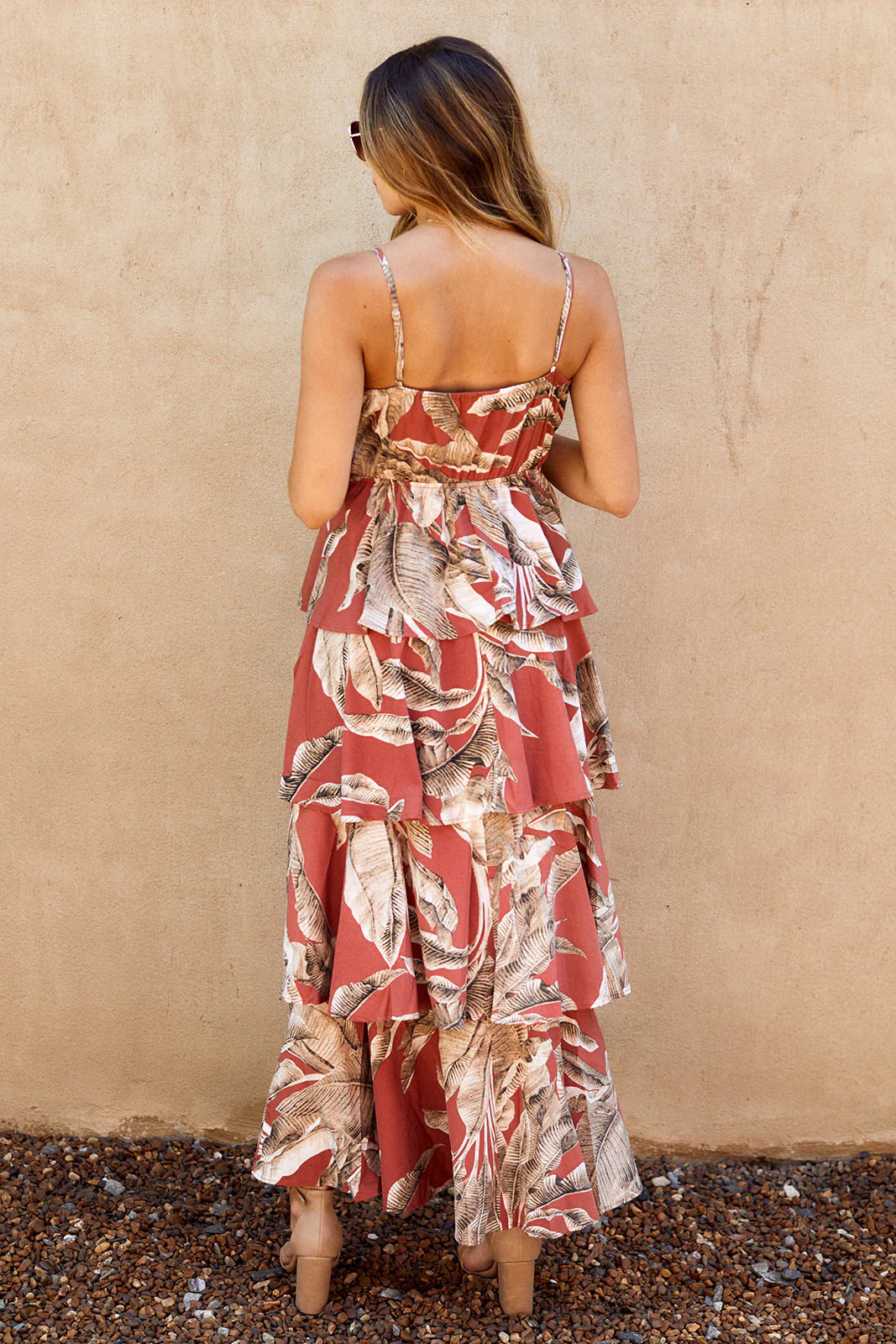 Rio Sleeveless Tiered Maxi Dress Rio Sleeveless Tiered Maxi Dress