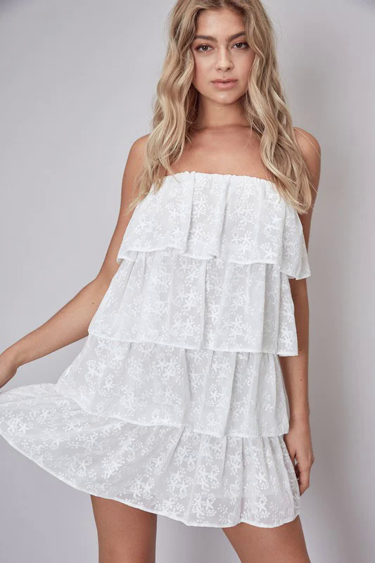 Milena Ruffle Mini Dress