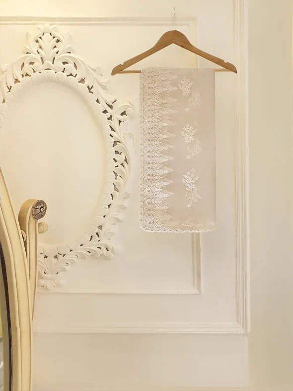 Heavy Embroidered  with Embroidered Organza dupatta-Ga1661