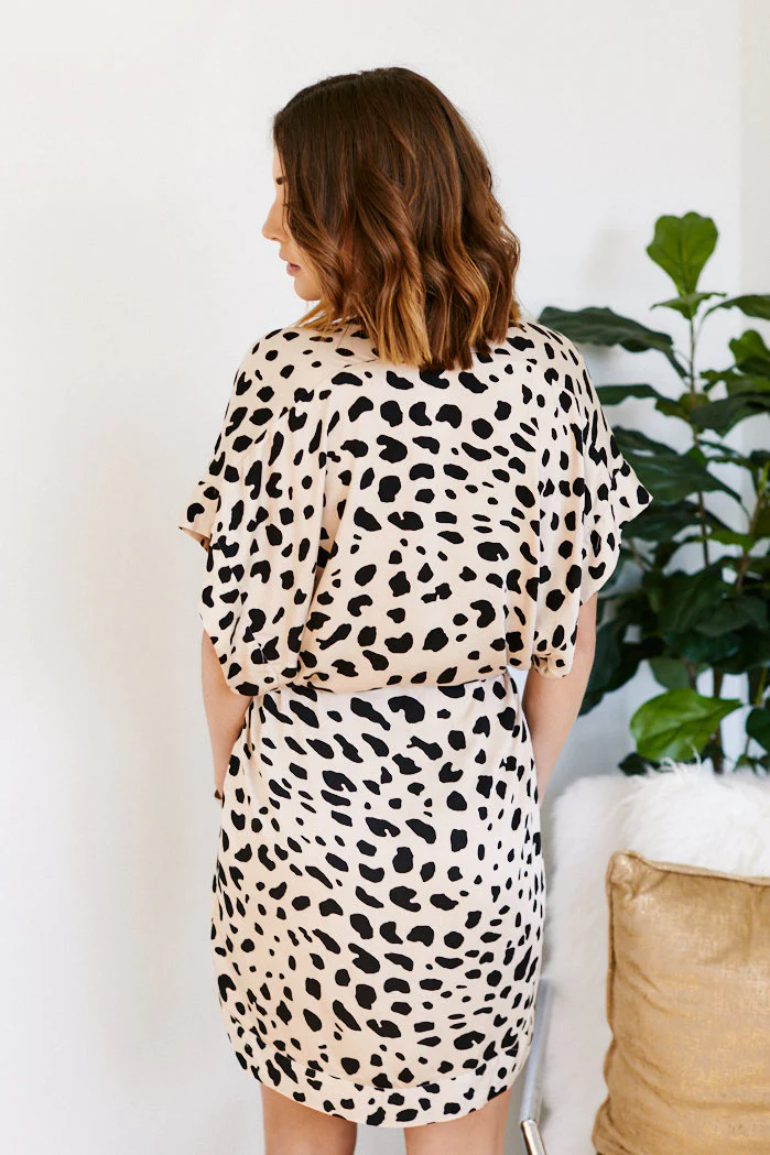 Callan Leopard Print Kimono