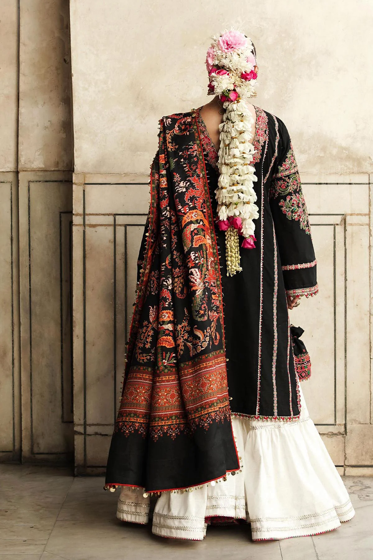 3PC Embroidered Lawn Suit with Printed Chiffon Dupatta -GA2004