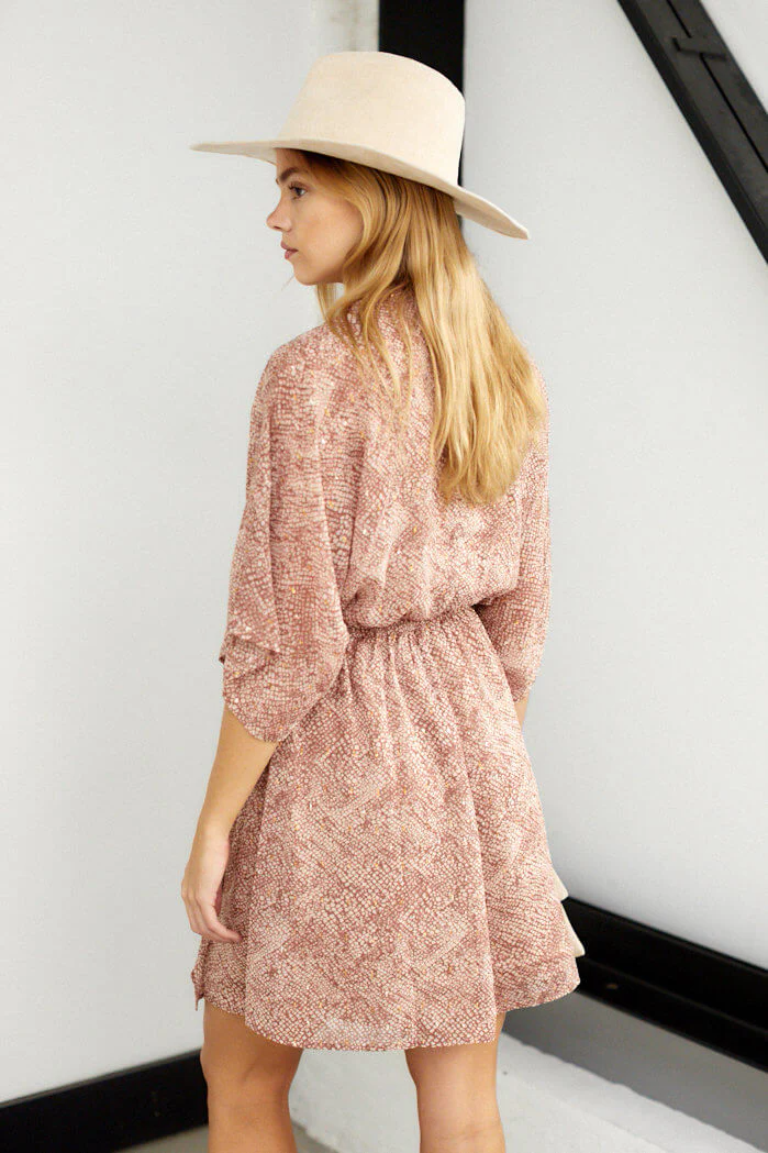 Aiden Short Sleeve V Neck Dress Aiden Short Sleeve V Neck Dress