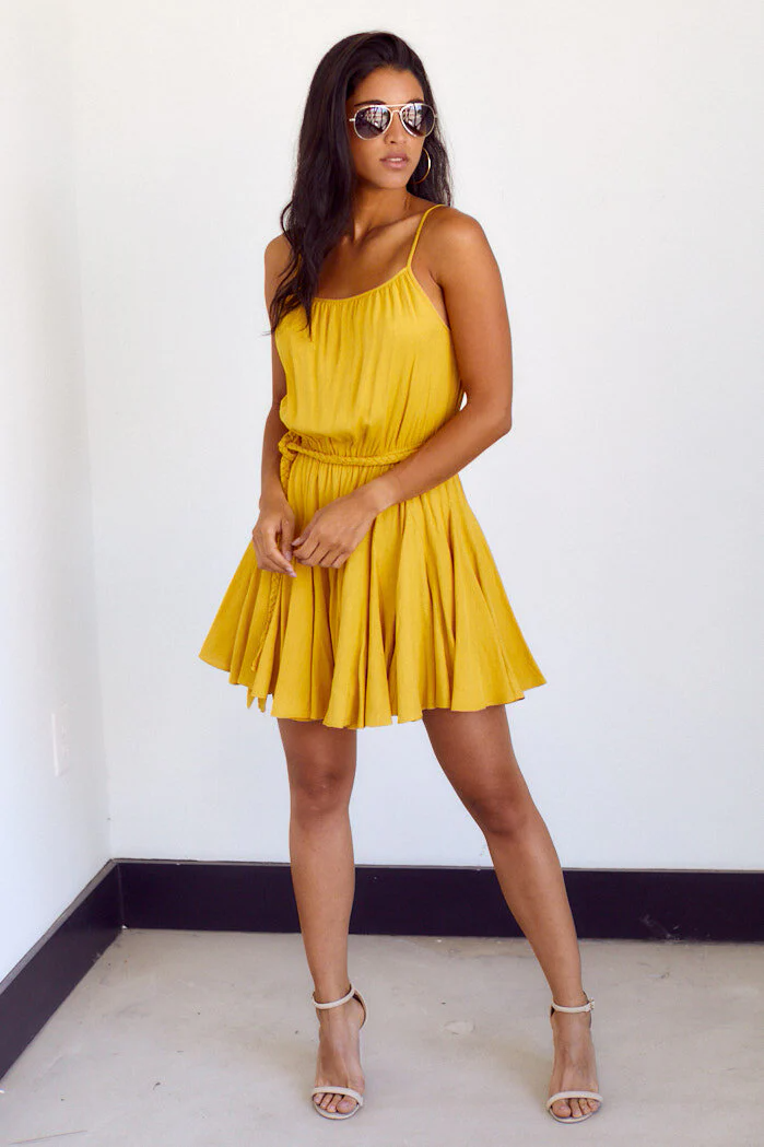 Clara Sleeveless Swing Wrap Dress