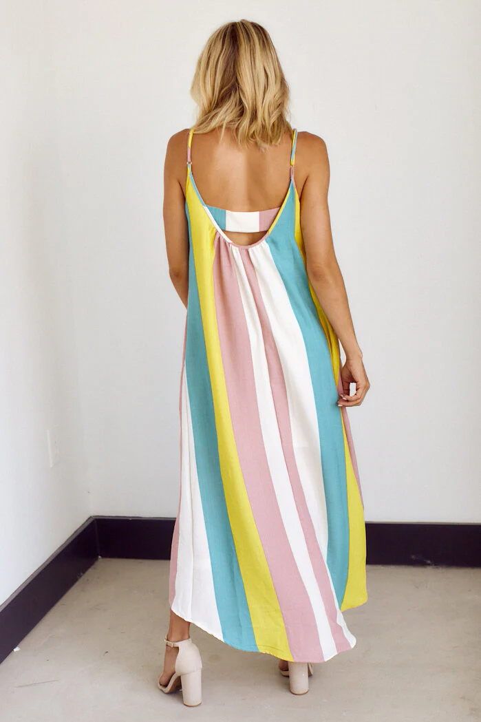 Olivia Stripe Maxi Dress