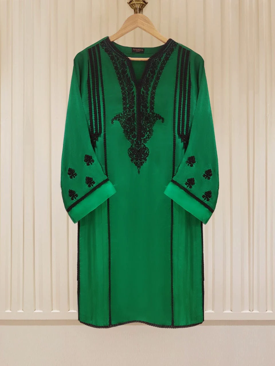 Heavy Embroidered  with Embroidered Organza dupatta-Ga1679