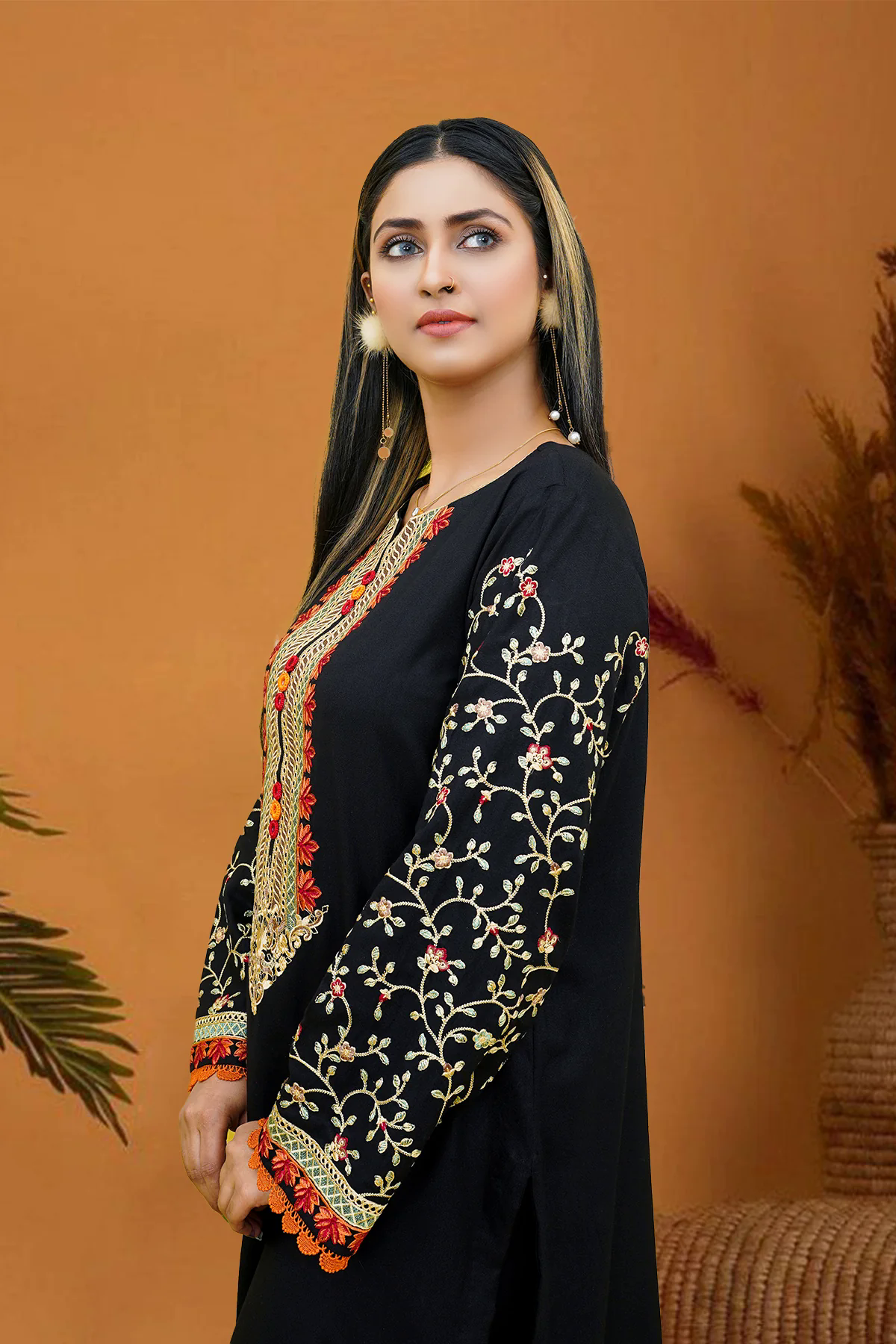 Anahita Embroidered Dhanak 2pc- GA1919