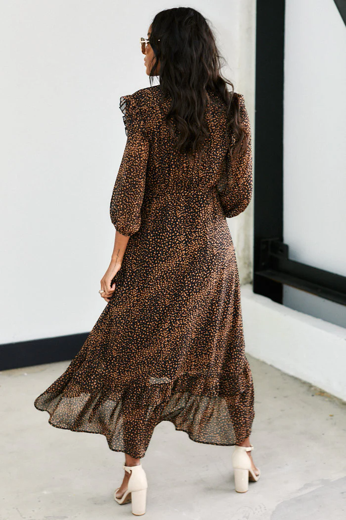Verona Leopard Print Maxi