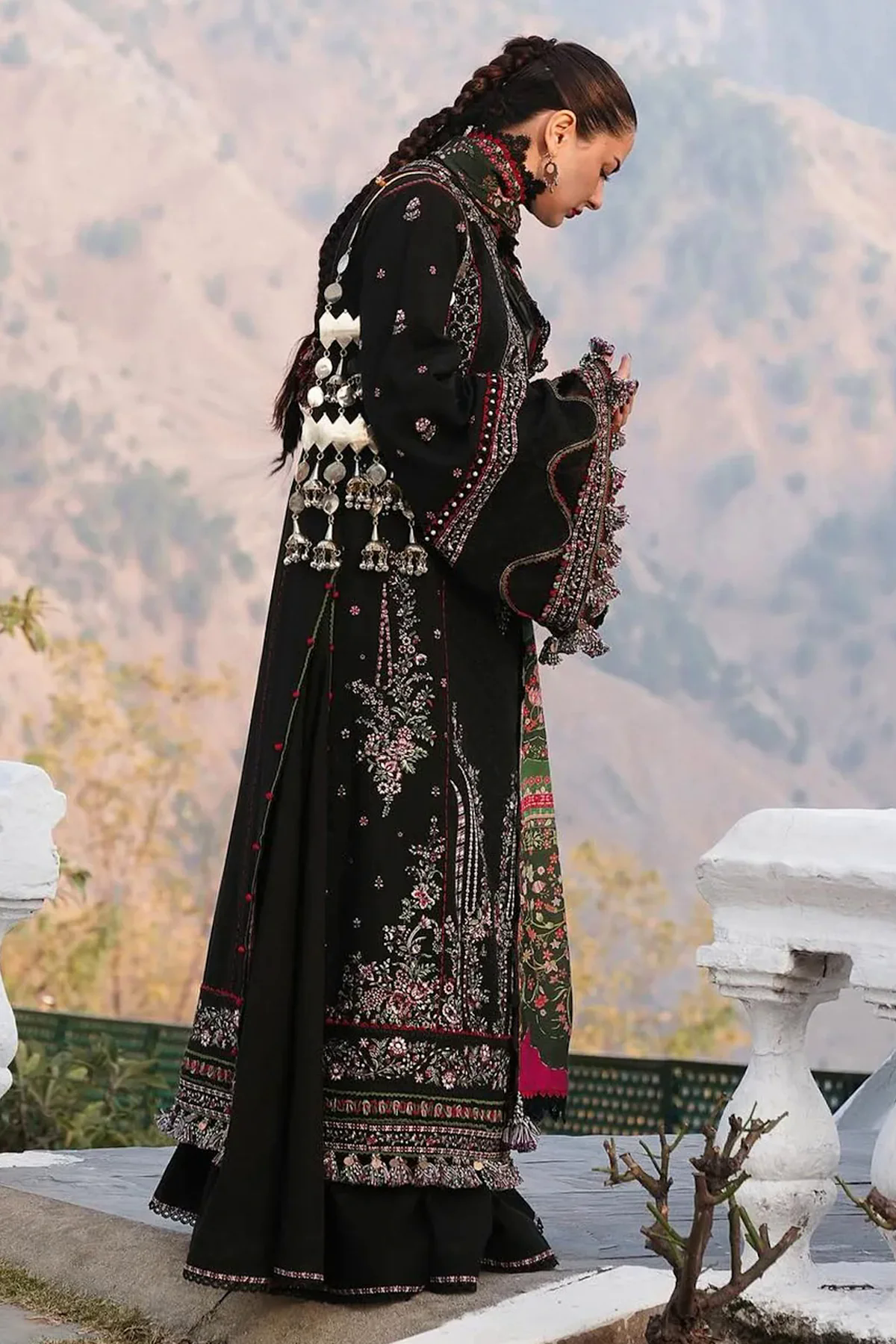 3PC Embroidered Lawn Suit with Printed Cotton Net Dupatta -GA2006 3PC Embroidered Lawn Suit with Printed Cotton Net Dupatta -GA2006