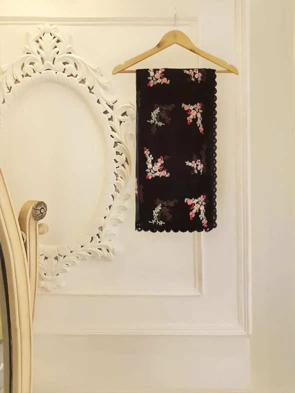 Heavy Embroidered  with organza dupatta-GA1687